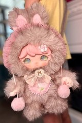 ZFAZ Luxi Picnic Bunny 600% Evening Breeze Firefly Grey Pink Collectible Plush