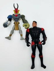 Vtg DC Comics Action Figure Lot Of 8 Late 90s Early 00s Batman Superman Two Face