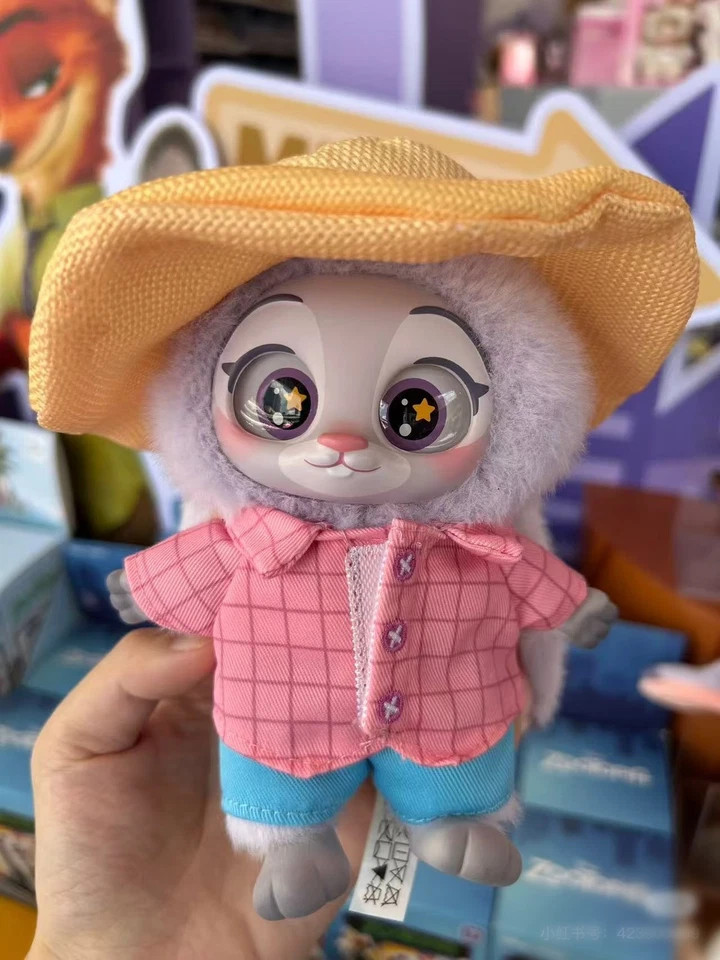 MINISO Zootopia Series Confirmed Blind Box Figures Toy Vinyl Plush Pendant Doll
