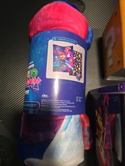 Super Mario Galaxy Movie limited edition Fleece Throw Blanket popcorn bucket AMC