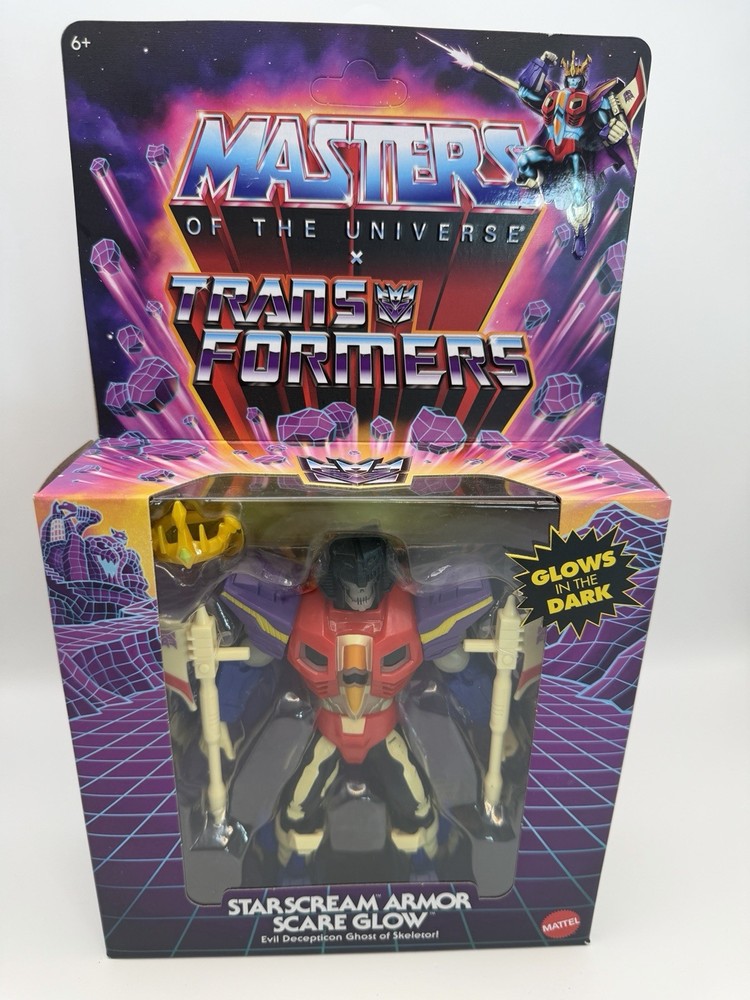 Masters of the Universe x Transformers Starscream Armor Scare Glow in the Dark