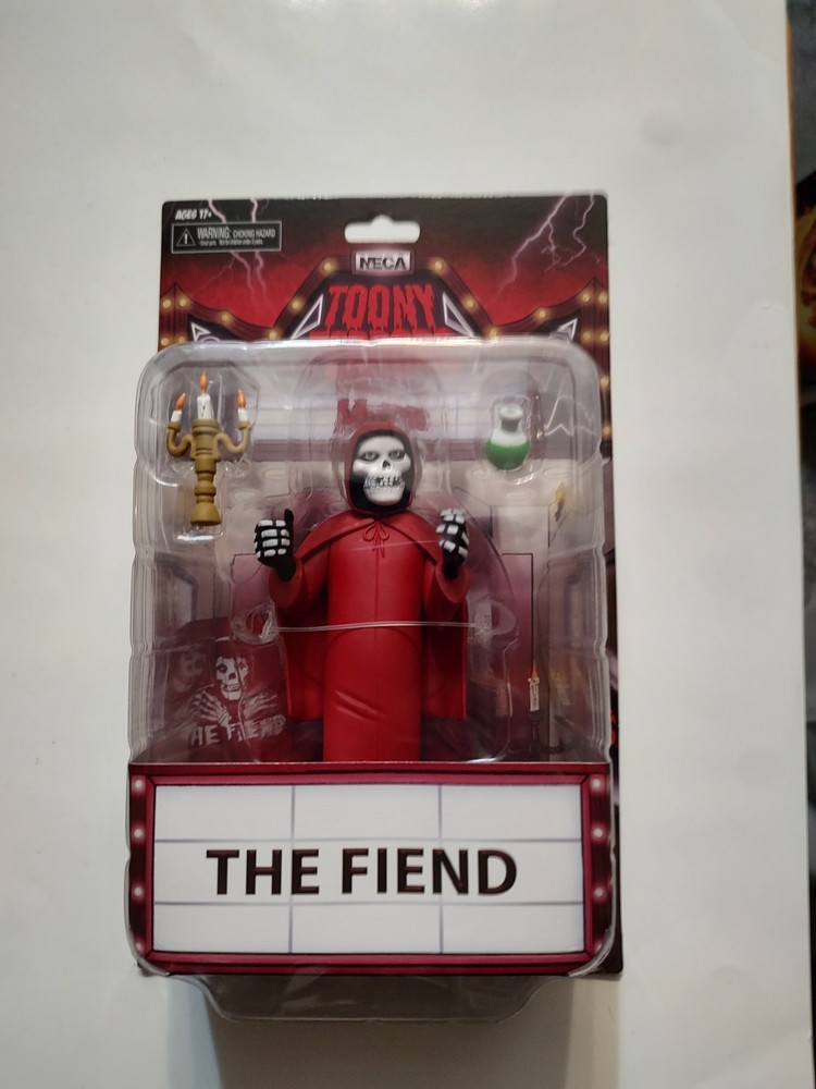 NECA Toony Terrors The Fiend Red Robe Misfits Crimson Ghost Figure New