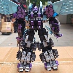 Tengyang 30cm Dark Predaking Transformers Predacons 5 in 1 Action Figure Toys S