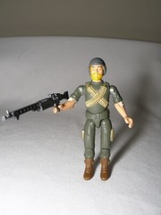VINTAGE HASBRO G.I. JOE MG DEFENSE FEAT. ROCK ‘N ROLL, ROADBLOCK AND FIREFLY