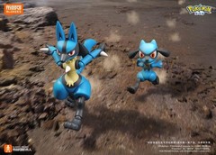 BLOKEES POKEMON CLASSIC VERSION-L NO. 0448 LUCARIO MODEL KIT ENGLISH PACK