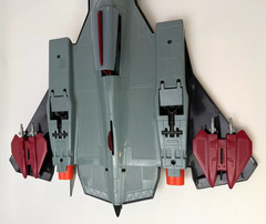 1986 Hasbro GI Joe Cobra Night Raven Jet Plane Incomplete SEE PHOTOS