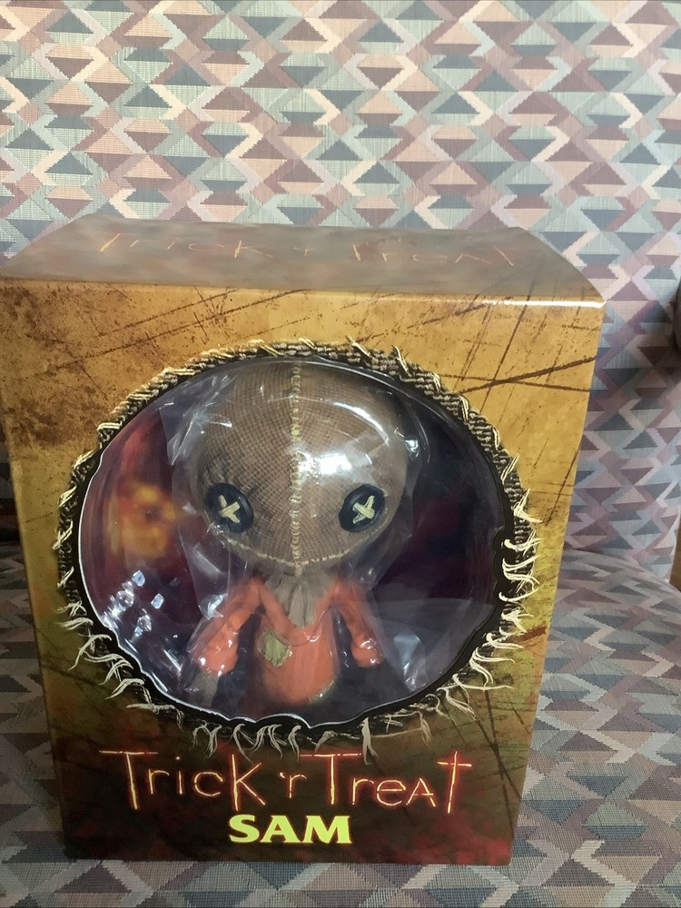Trick R Treat Sam 6″ Stylized Action Figure 2017 Mezco Toyz NEW SEALED Halloween