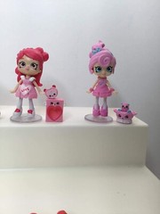 Shopkins Happy Places Lil Shoppies 3” Dolls Lot of 8 Dolls, Plus Accessories