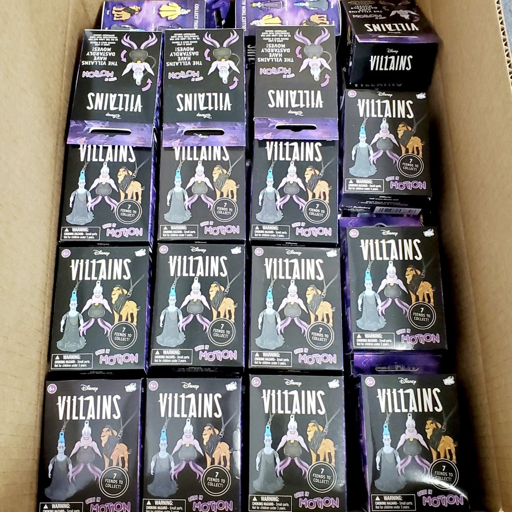 Disney Villains Chibi in Motion – Lot of 106 New Blind Boxes