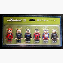 MEDICOM TOY BE@RBRICK Sengoku Busho 100% 2.8 in. Figure 6 bodies set from Japan