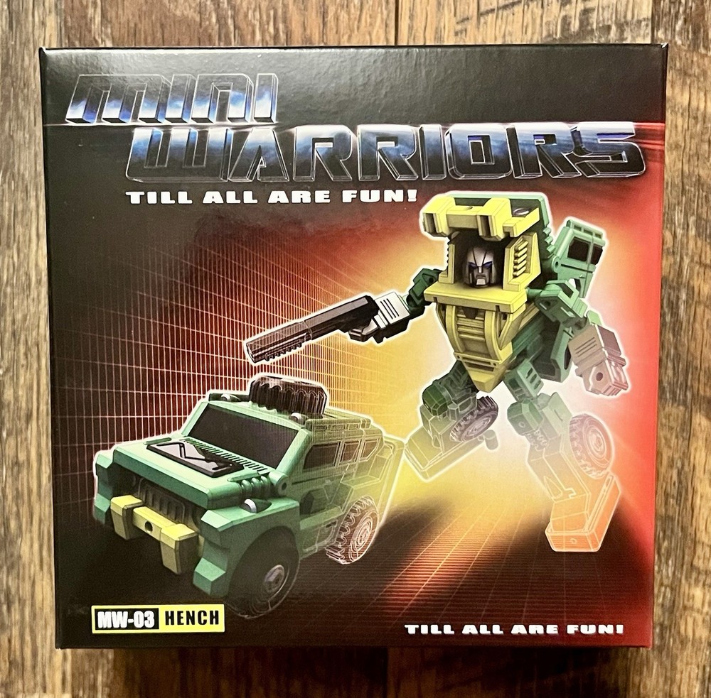 Transformers iGear Hench Brawn MW-03 Mini Warriors Unopened Box G1