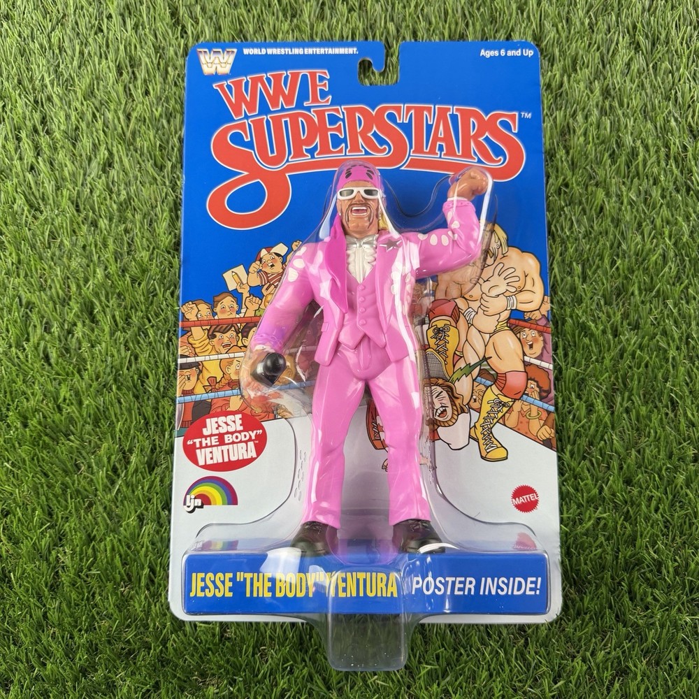 LJN WWE Superstars Series 2 Jesse The Body Ventura Blue Card Variant By Mattel