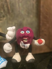 Vint California Raisins 1988 Applause Bendable Plush Figures Lot of 4 Hardee’s