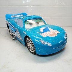 Disney Bling Lightning McQueen/ Lights & Sounds / 14in / Spinning Rims / Works!