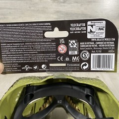 Jurassic World Camp Cretaceous Dino Escape Green Velociraptor Mask Brand New
