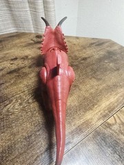 Jurassic World Diabloceratops Red Dino Tracker Roar Sound Action Figure.