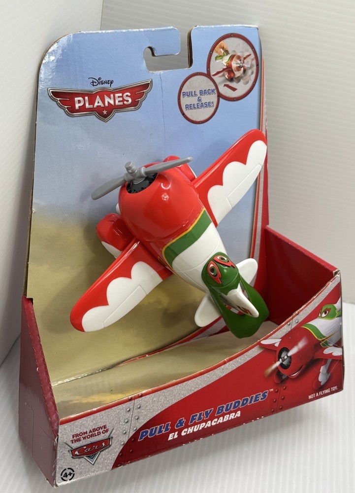 Disney Planes El Chupacabra 2012 Mattel Pull Back Action Spinning Propeller Cars