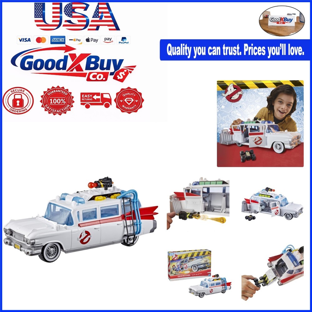 Ghostbusters Ecto-1 Playset with Accessories for Kids Ages 4+ New Toy Car Col…