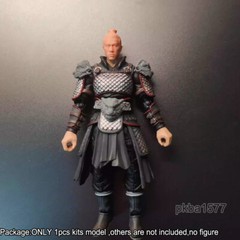#C Unpainted 1/18 Shoulder Armors & Waist Kit For Upgrade 3.75” Action Figure