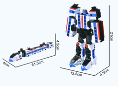 Tobot V Galaxy Detectives Power Train Transforming Vehicles Robot Figure Toy