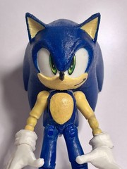 JAKKS Pacific CUSTOM Sonic the Hedgehog 4″ Action Figure 3D PRINTED