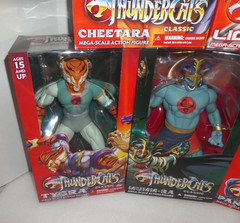 MEZCO THUNDERCATS MEGA SCALE 14 IN 5 FIGURES LION-O, PANTHRO, CHEETARA,TYGRA NEW
