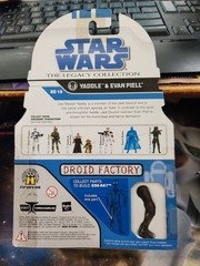 Star Wars The Legacy Collection Yaddle & Evan Piell Figures BD19 NOC Hasbro 2008