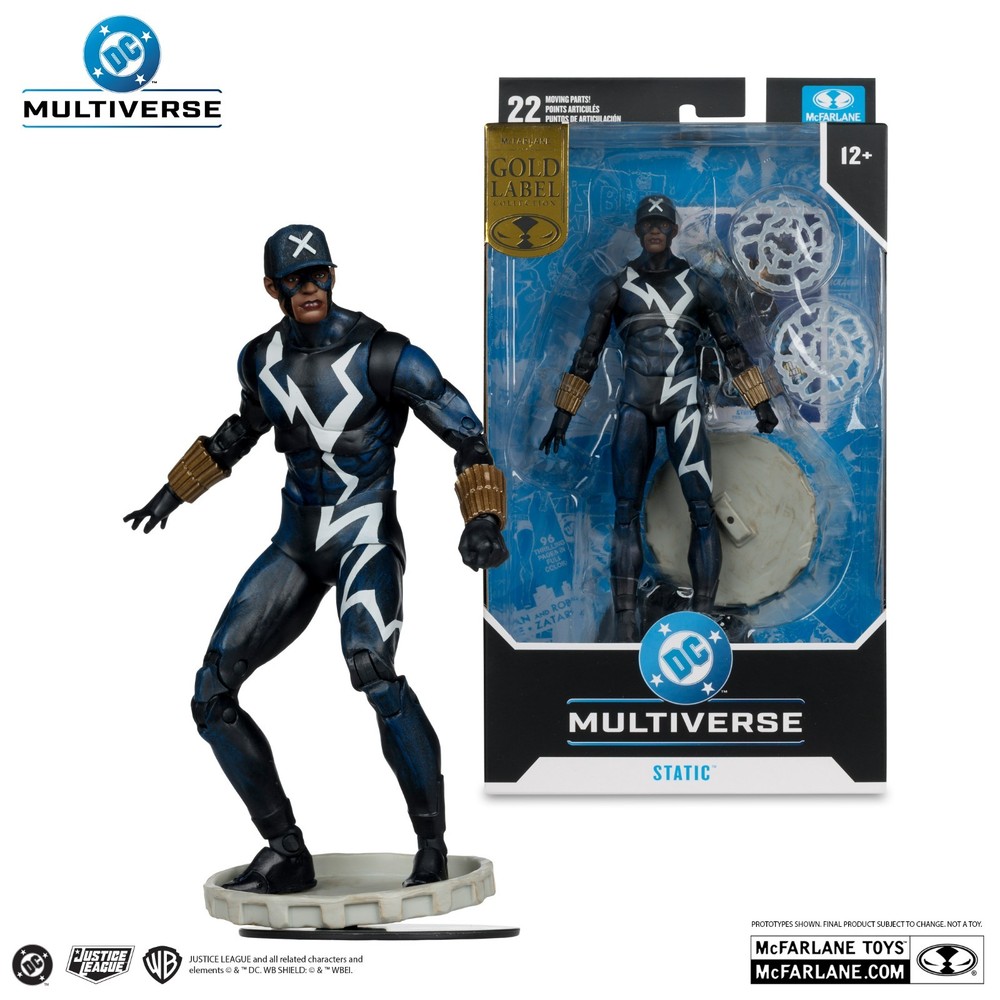 McFarlane DC Multiverse Static (Trial By Fire) Gold Label 7″ Action Figure