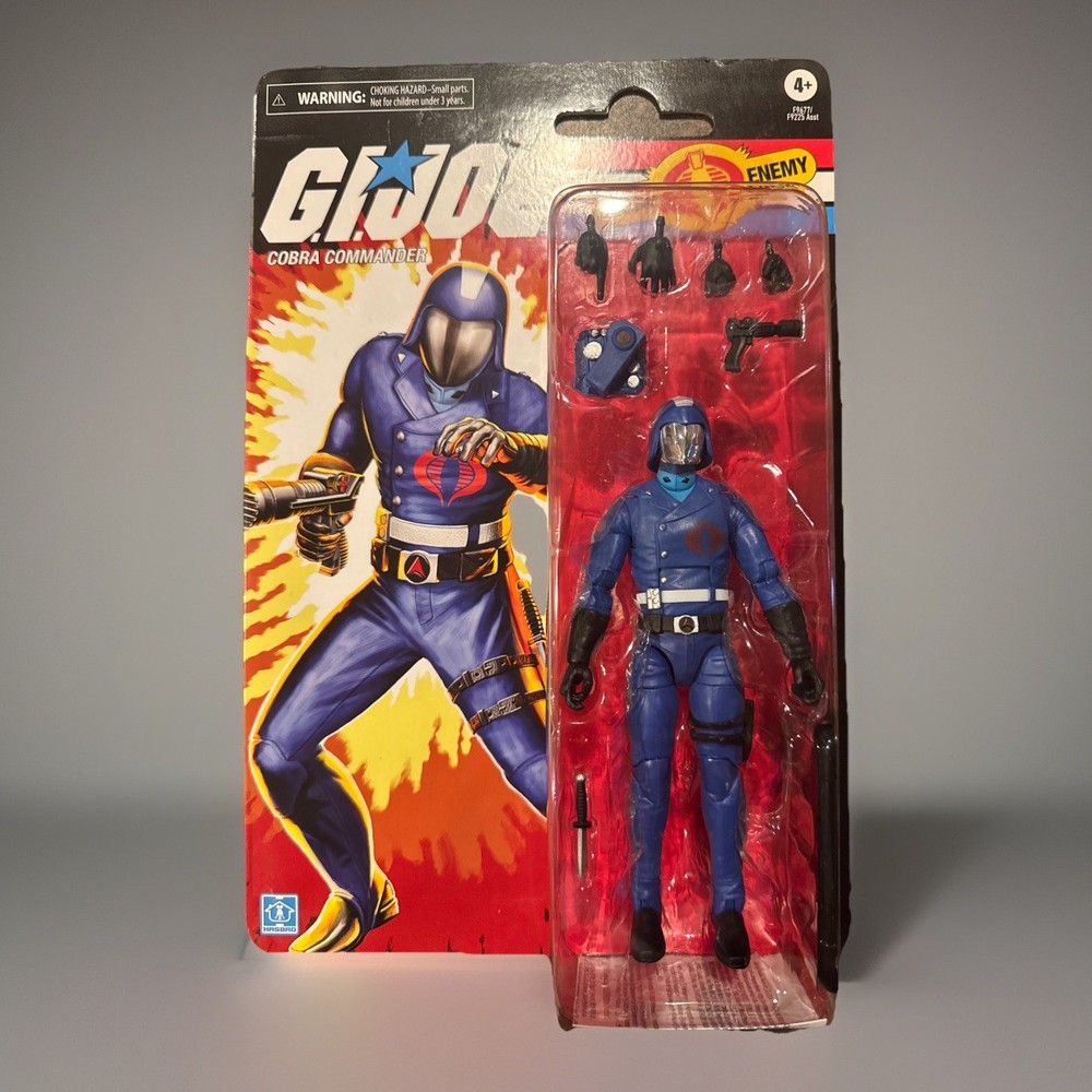 2024 Hasbro G.I. Joe Cobra Commander Retro Card Collectible Action Figure