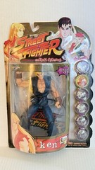 RESAURUS CAPCOM STREET FIGHTER ALPHA3 “KEN” ROUND ONE. NIB OCVG CONDITION. Seals