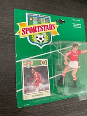 Bryan Robson Man Utd Kenner Sportstars Soccer Tonka Football