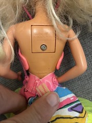 Vintage 1966 Mattel Dr Barbie Stethoscope Blonde Hair Blue Eyes Doll Indonesia