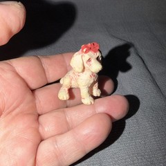 LR2- Vintage 1995 Puppy In My Pocket Pink Poodle With Bow