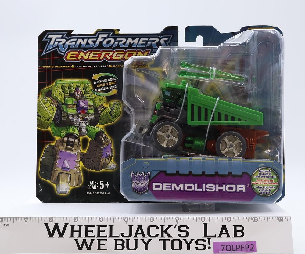 Demolishor Transformers Energon 2003 Hasbro Action Figure NEW MOSC SEALED