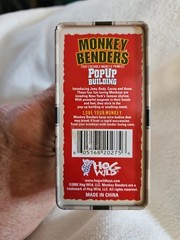 VTG ~ Monkey Benders Pop Up Building Toy, 3 Posing ~ Magnetic Monkeys Retired