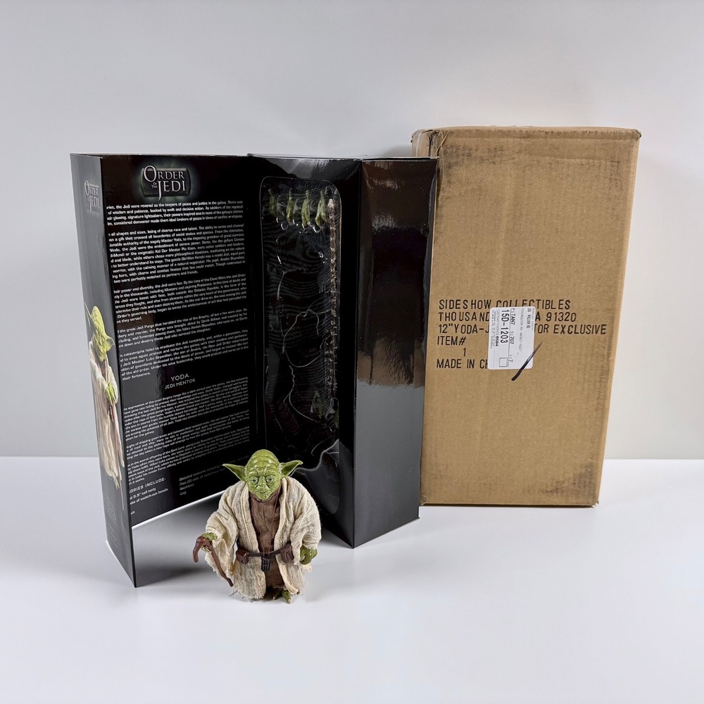 Star Wars Sideshow Collectible 1/6 Yoda Jedi Mentor Exclusive ORANGE Snake = NEW