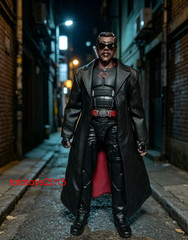 1/12 Blade Warrior Leather Long Windbreaker Coat Clothes For 6”male Figure Body