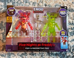 🔥(IN HAND!) Five Nights at Freddy’s Endo-01 (Classic Foxy and Radioactive Foxy)