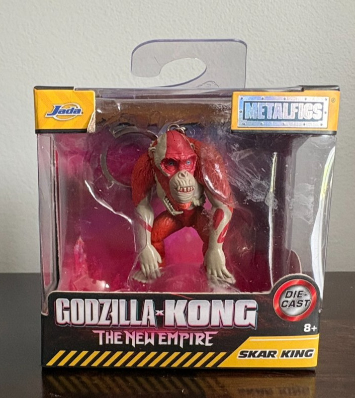 Metalfigs Skar King Godzilla X Kong The New Empire Godzilla Jada Key Chains 2024