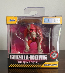 Metalfigs Skar King Godzilla X Kong The New Empire Godzilla Jada Key Chains 2024