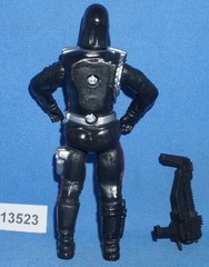 G.I. Joe 2003 COBRA COMMANDER w/WEAPON & CARD FUNSKOOL India RARE 3.75″ Figure