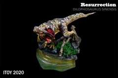 ITOY Dilophosaurus Figure with Base Animal Dinosaur Model Collections Gift Toys