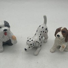 Vtg 90s MEG Puppy in My Pocket PVC Dog Figure Lot Of 3