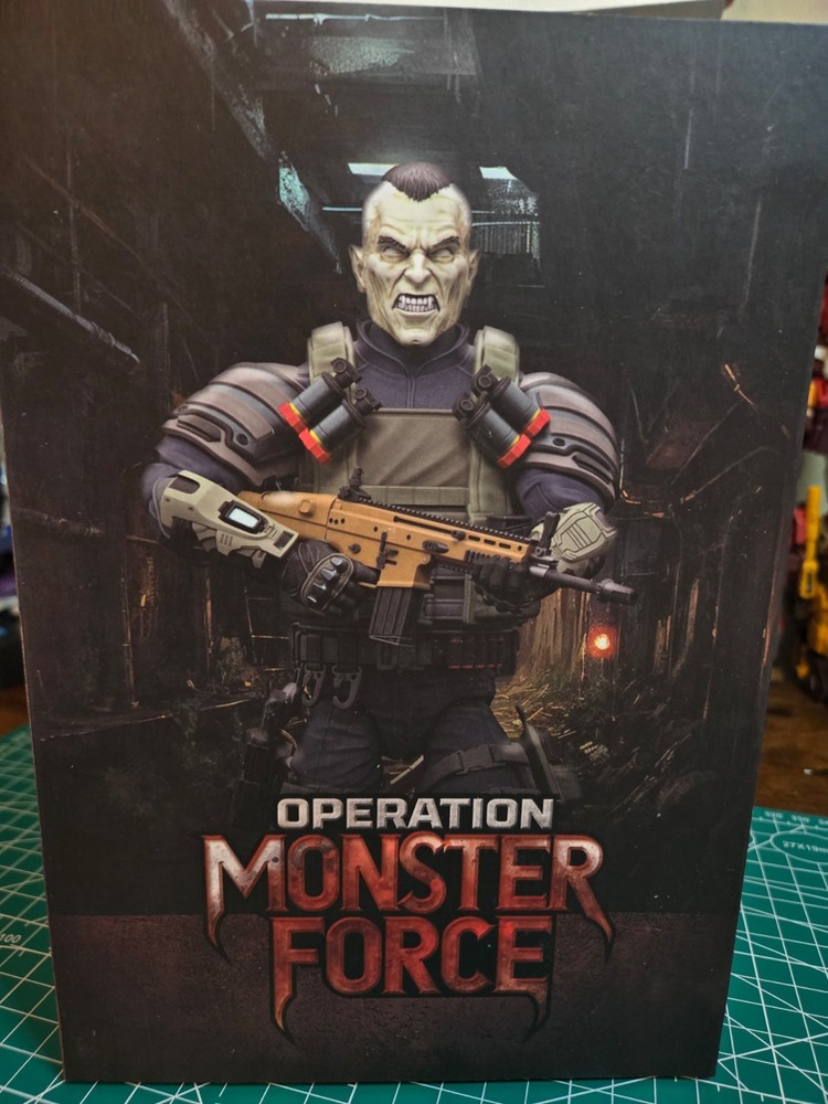 Operation: Monster Force Delta Red Urban Operations Trooper 1/12 Scale Figure