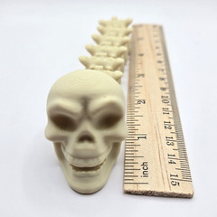 Grim Reaper Skull & Spine Articulated Figure 3D Printed