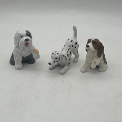 Vtg 90s MEG Puppy in My Pocket PVC Dog Figure Lot Of 3