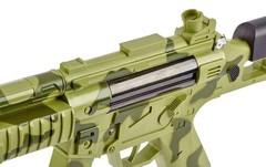 M4 Carbine, Light Up Combat Rifle Machine Gun Toy, Light/Sound/Vibration, Batter