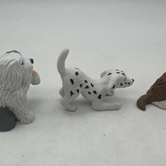 Vtg 90s MEG Puppy in My Pocket PVC Dog Figure Lot Of 3