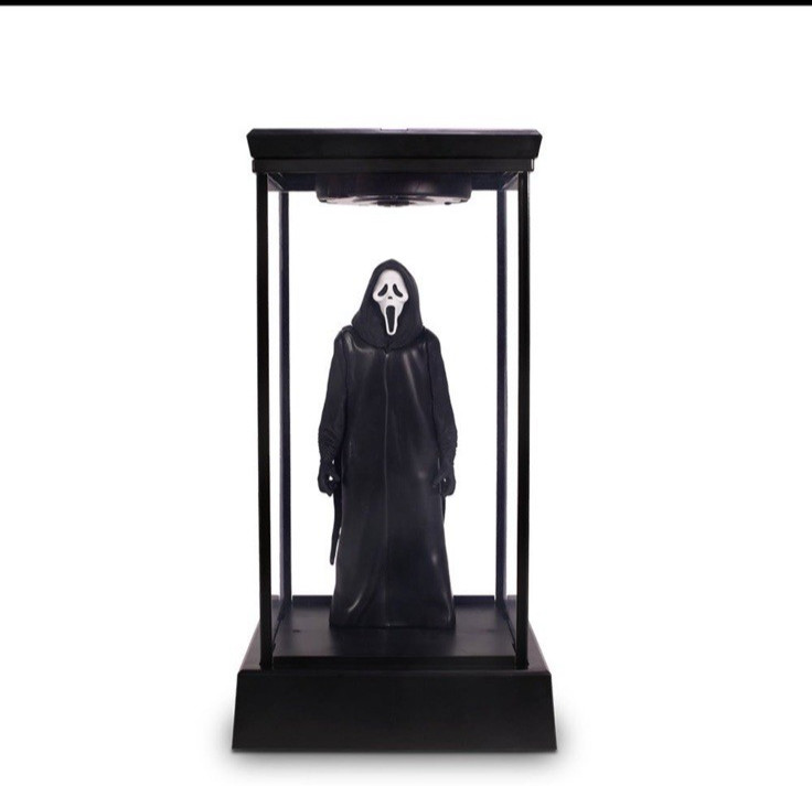 DEFECTIVE Ghostface Scream Movie Action Figure in Lighted Display Case B G3D