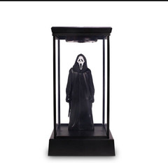 DEFECTIVE Ghostface Scream Movie Action Figure in Lighted Display Case B G3D